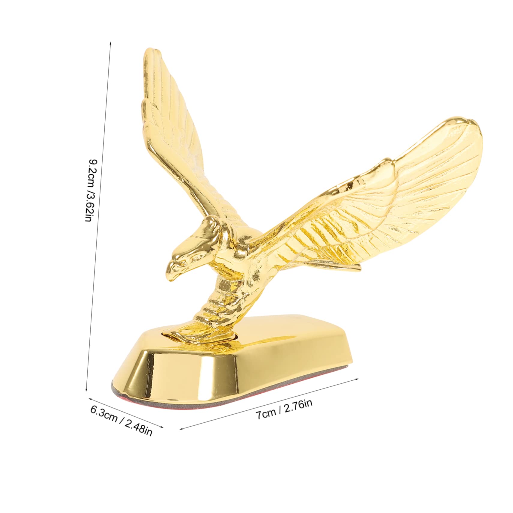 Beatifufu 1Pc Eagle Badge for Motorcycle Hood Decoration Durable Design Eye Catching Custom Decor for Bikes Fit Front Ornament