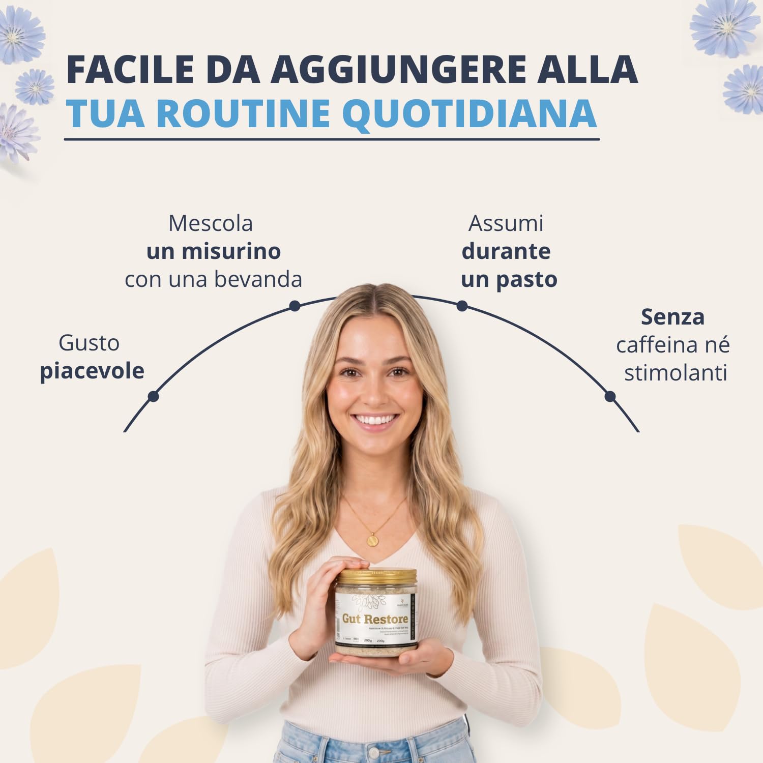 Golden Tree Gut Restore – Integratore Digestivo, 225 g