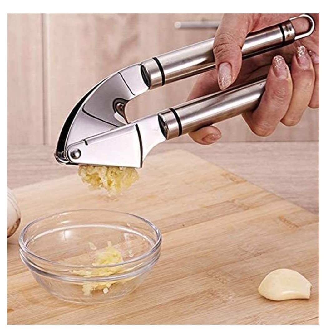 Knoblauch Helfer Knoblauchpresse Edelstahl Fleischwolf Und Crusher, Leicht Zu Drücken Reinigen Küchen Kochen