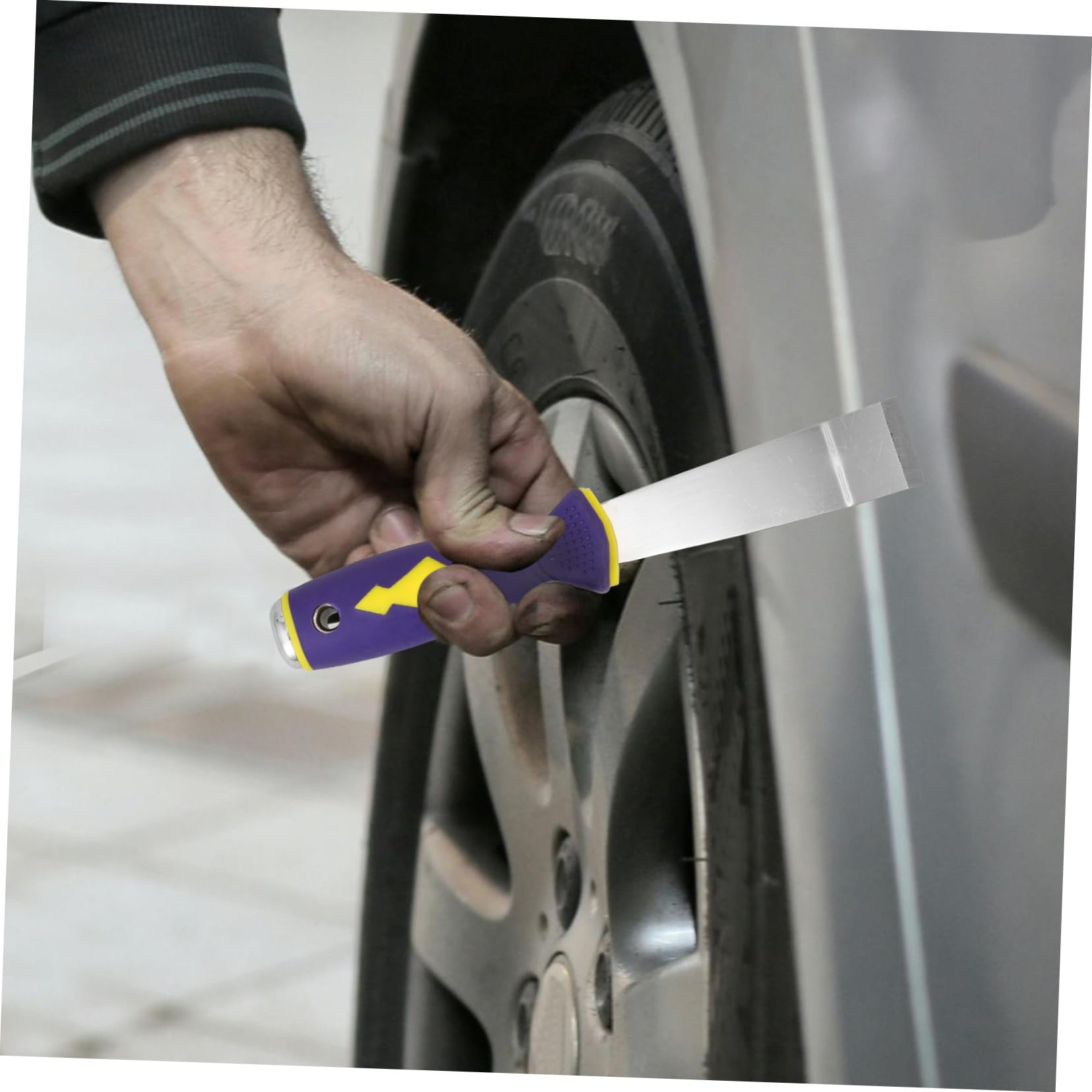 ULTECHNOVO 5 Ensembles Outil De Réparation De Pneu Visage Spatule Voitures Automobile La Voiture Auto Poids De Voiture Grattoir D'Équilibre Outil De Revêtement Intérieur De Pneu Outil De
