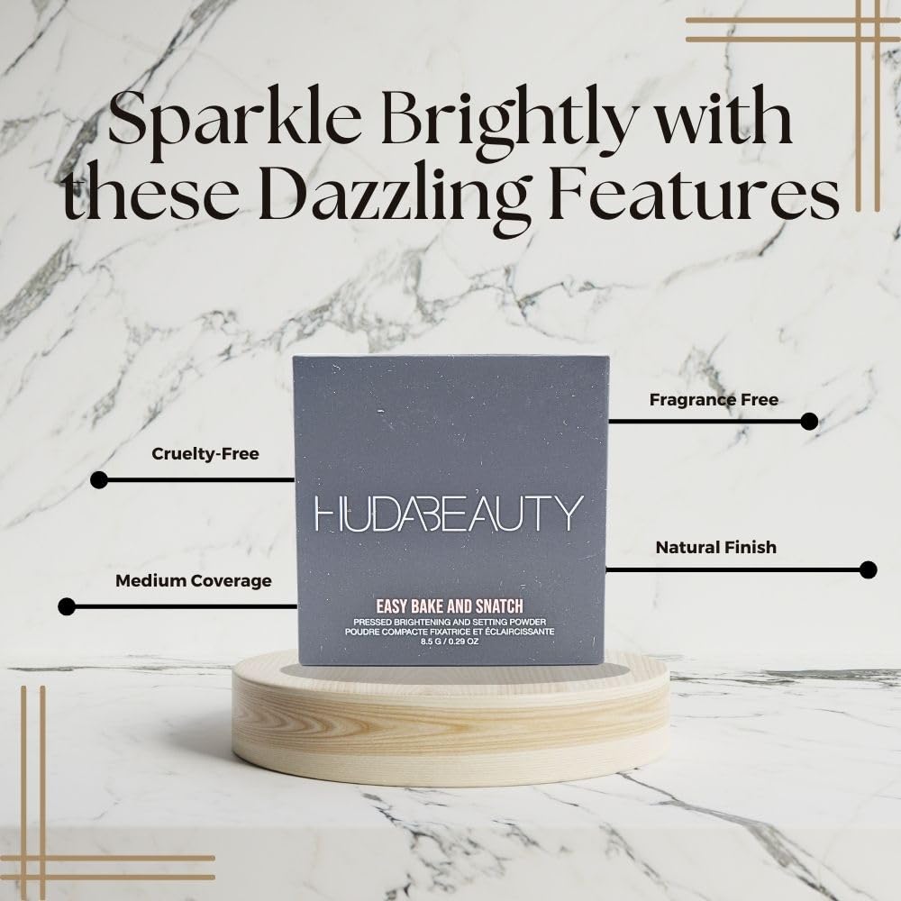 HUDA BEAUTY Polvo compacto Easy Bake and Snatch - Banan Bread