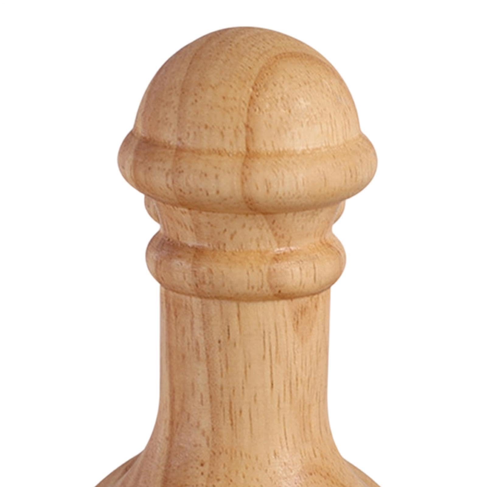 Meridian-Massagebürste für den Körper Holz-Handstimulator Mit 12 Kugeln