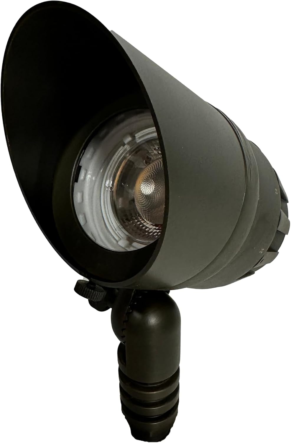 Up Light 6-24W Adjustable Brass LED Landscape Spotlight – 24V Outdoor Low Voltage Uplight for House, Garden & Trees – Waterproof, Dimmable, Heavy-Duty (Eagle Series)