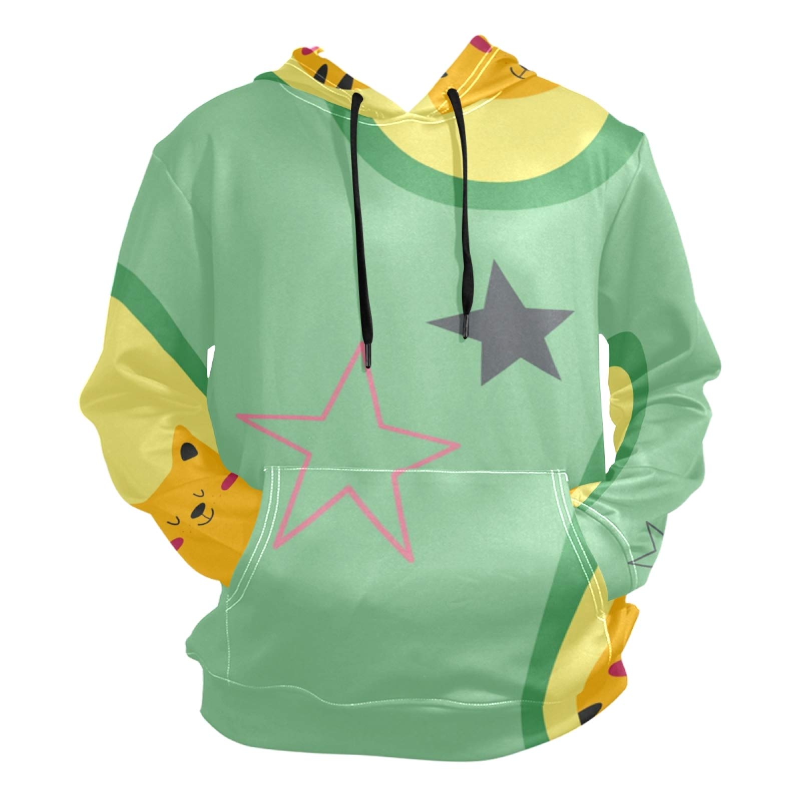 Watermelon Black Hoody Sweatshirt Sweater Men