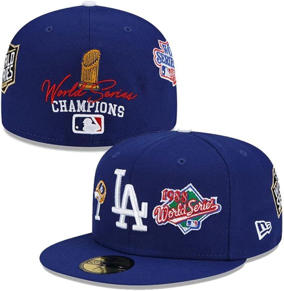 MLB Official Cap Hat, bule, 57.0 cm 