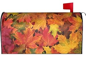 Fall Leaves Mailbox Covers Magnetic Standard Size 18" X 21" Autumn Seasonal...