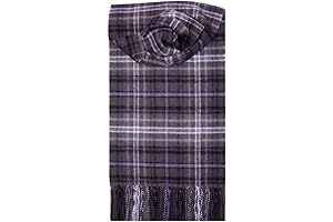 Kiltane of Scotland Brushed Wool Plaid Scarf