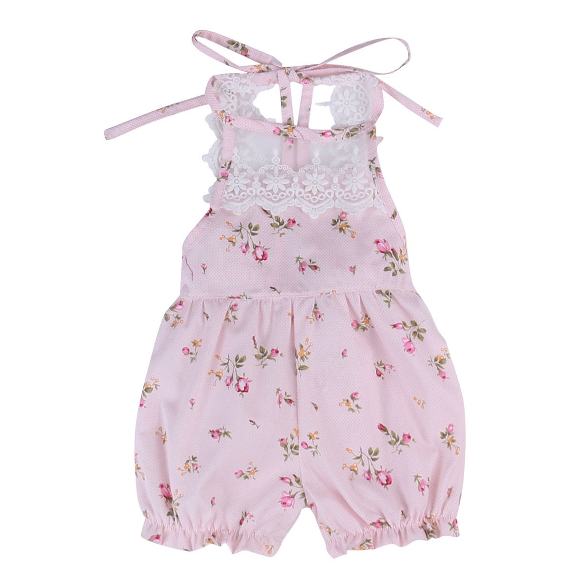 Baby Girl Romper With Headband Newborn Sleeveless Jumpsuit Set Bodysuit