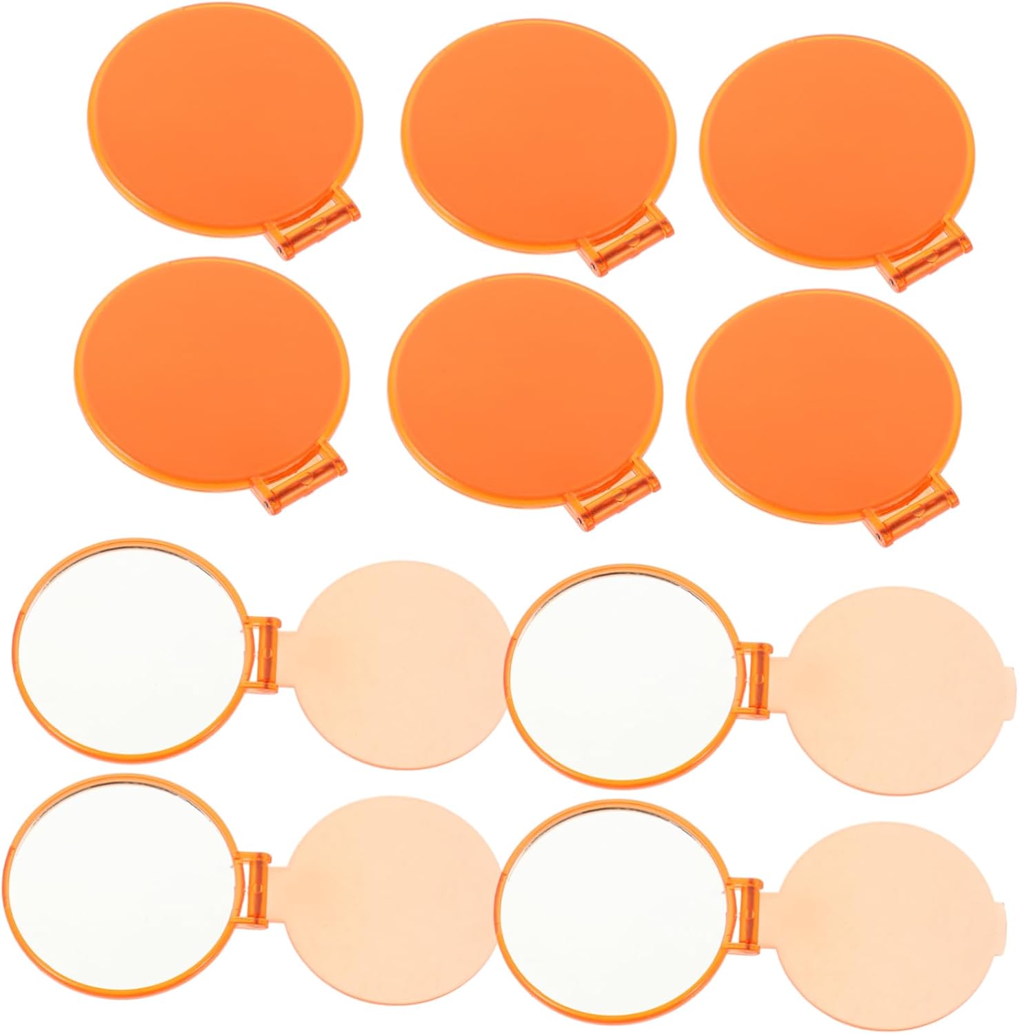 96pcs Mini Folding Pocket Mirrors for Makeup Compact Round Cosmetic Mirrors for Travel Handbag and Daily Use for Women and Girls