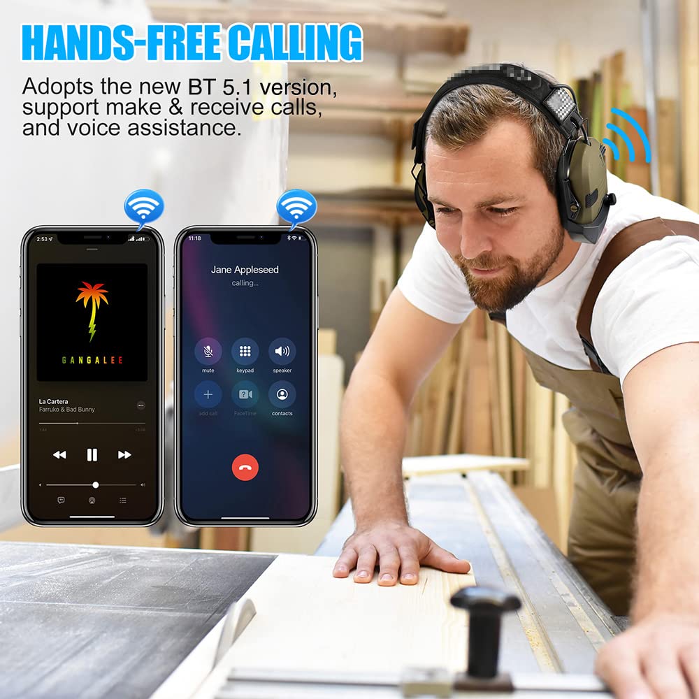 Irfora W1 BT Adapter Design for Walker's Series Earmuffs Convert Wire Earmuff to Wireless One