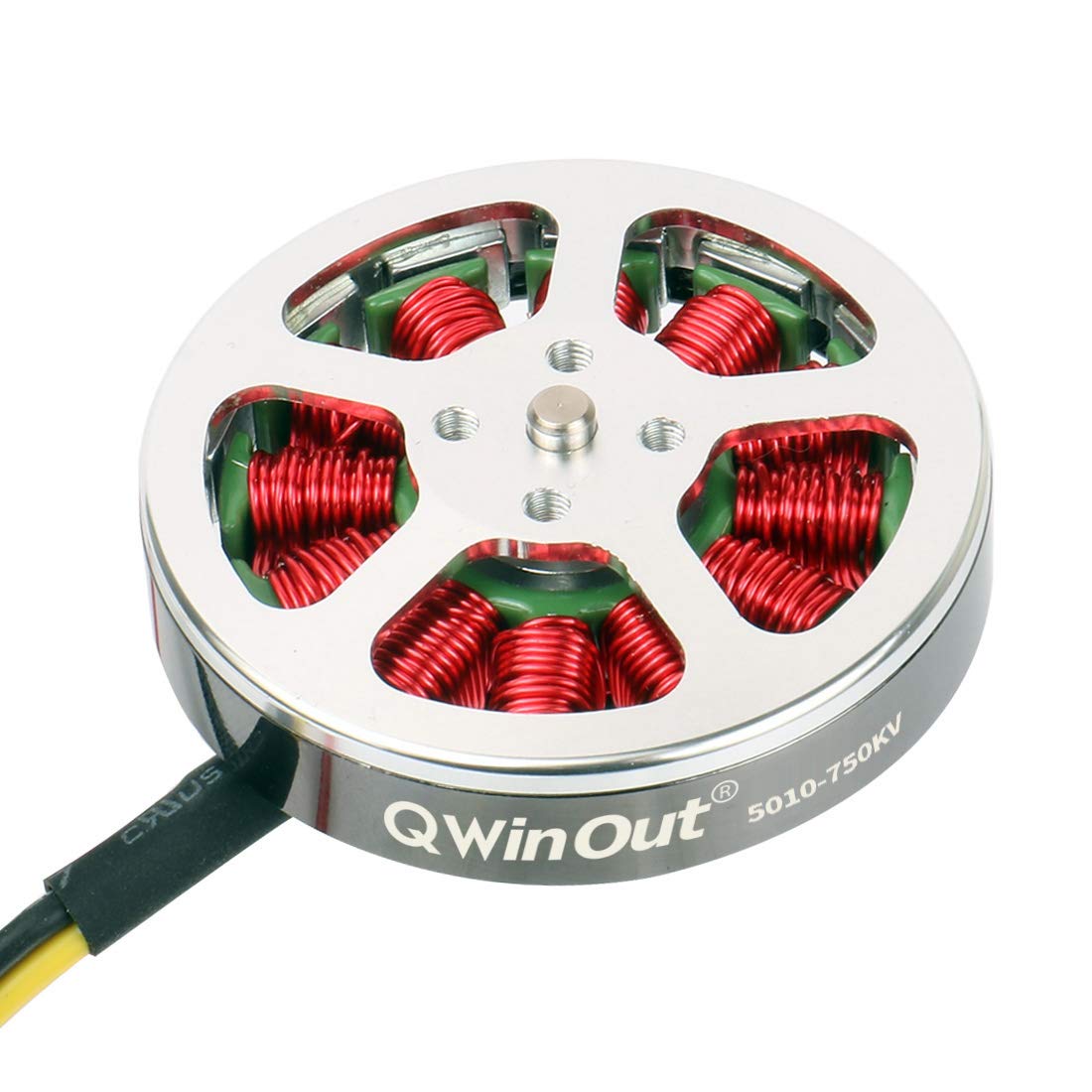 QWinOut 5010 350KV/750KV Brushless Motor High Torque for DIY RC Drone Kit MultiCopter Quadcopter (750kv,4 Pcs)