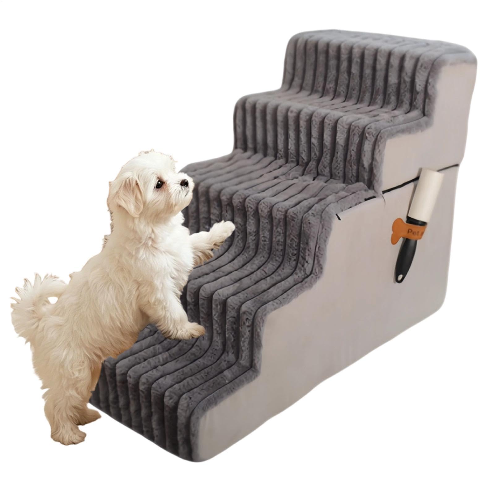 Escaleras Para Mascotas Escalera antideslizante ligera extraíble, lavable | Escaleras equilibradas de gatos Perros mayores, cachorros pequeños, gatos, balcón, terraza, sofá y