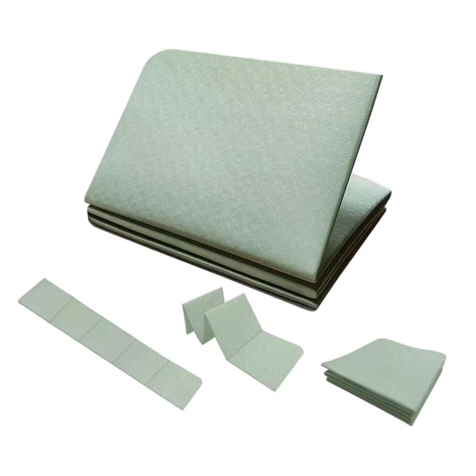 Estera de yoga portátil y plegable TPE 4,0 mm para ejercicios
