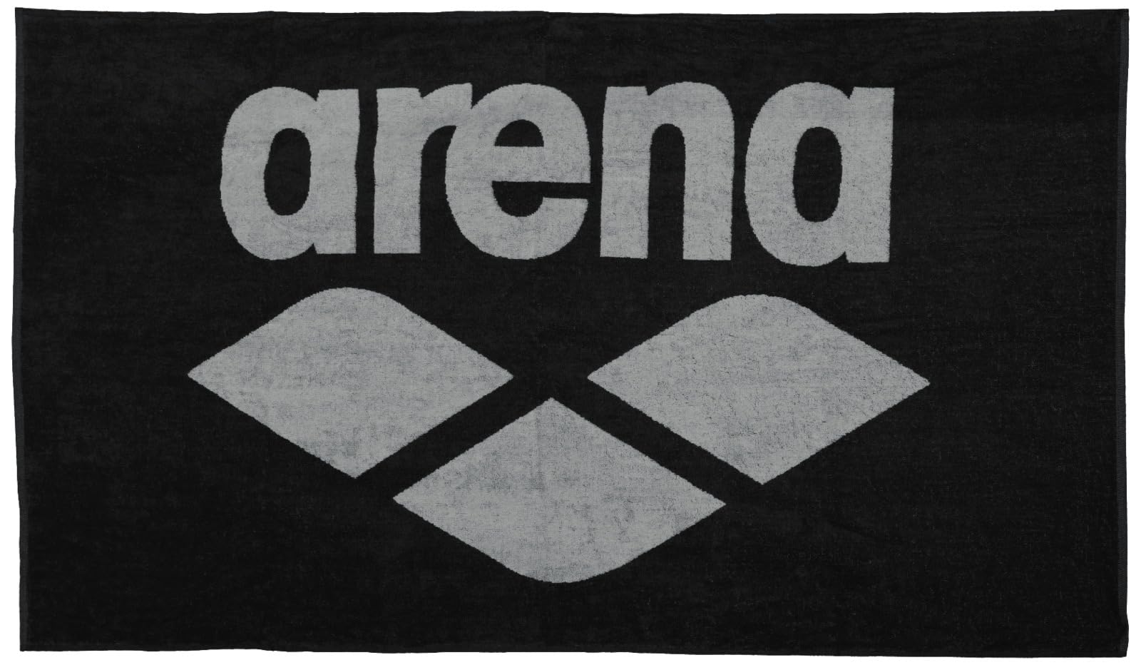 ARENA unisex adult Cotton POOL SOFT TOWEL, Black-grey, One Size UK