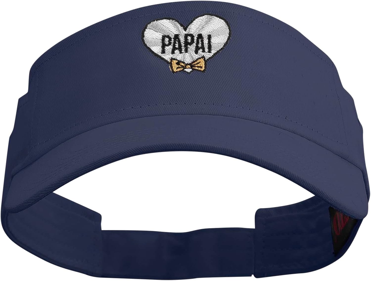 Papai Embroidered Cotton Twill Sun Visor
