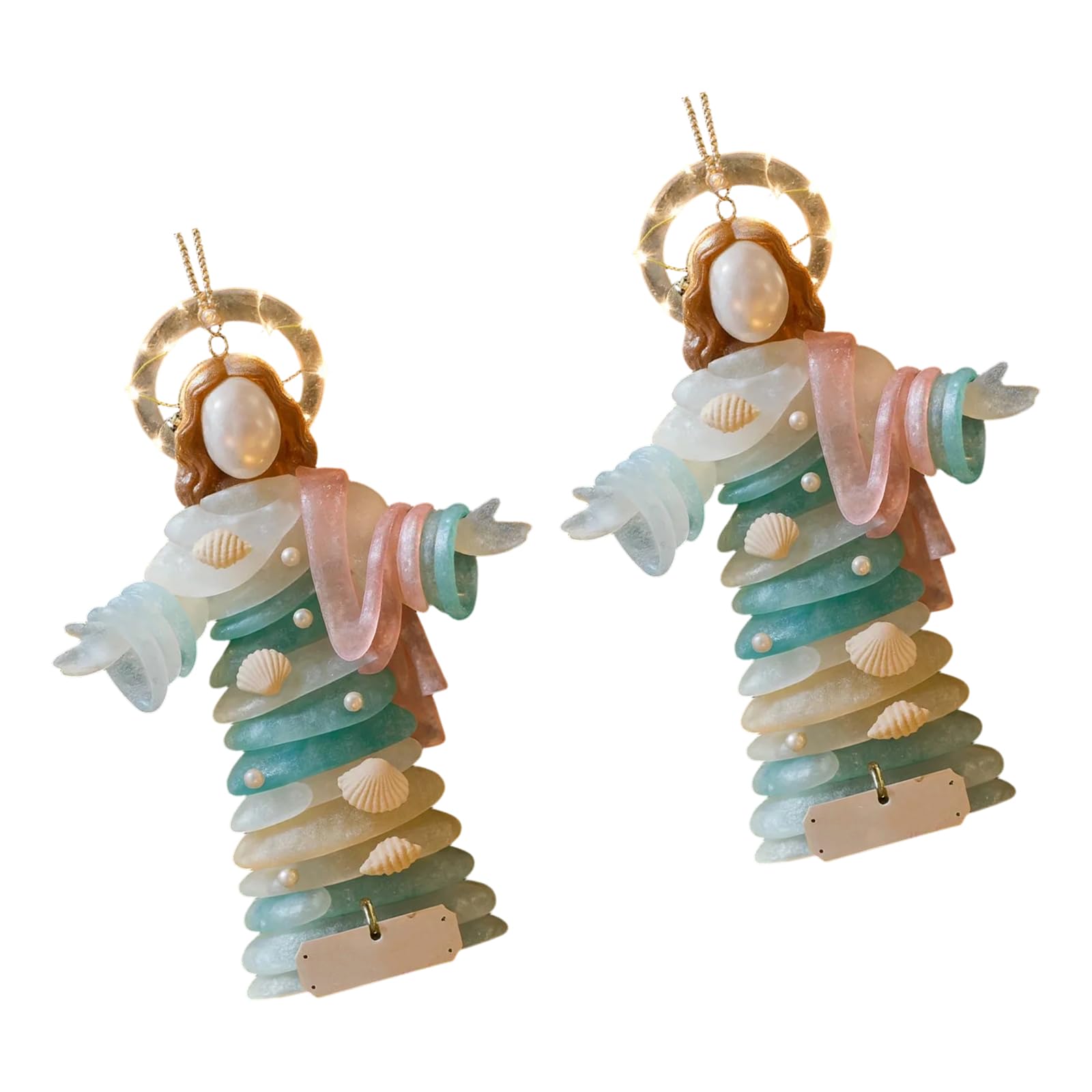 Osniyaw A Rtistic Crylic Figurine Ornament, Suitable For Christmas Tree, Religious Ccessory, Decorative Holiday Pendant, Rtistic Flat Crylic Ornament For Christmas Tree Nd Christmas Tree