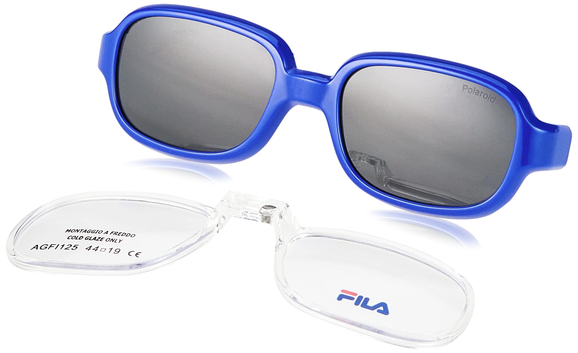 Polaroid PLD K003 Cl-on Sunglasses, PJP/M9 Blue, 43