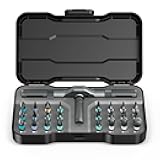 24 in 1 Magnetic Screwdriver Set, Mini Ratchet Screwdriver Set, Precision Repair Tool Kit with DIY Detachable Ratchet Handle, Multi Bit 24 in 1 DIY Screwdriver Kit for Christmas Gifts