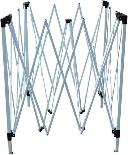 Miniatura 6 de Teeker Tienda de campaña desplegable de 10 x 10 pies, toldo instantáneo para exteriores, práctico refugio de playa plegable en ángulo recto