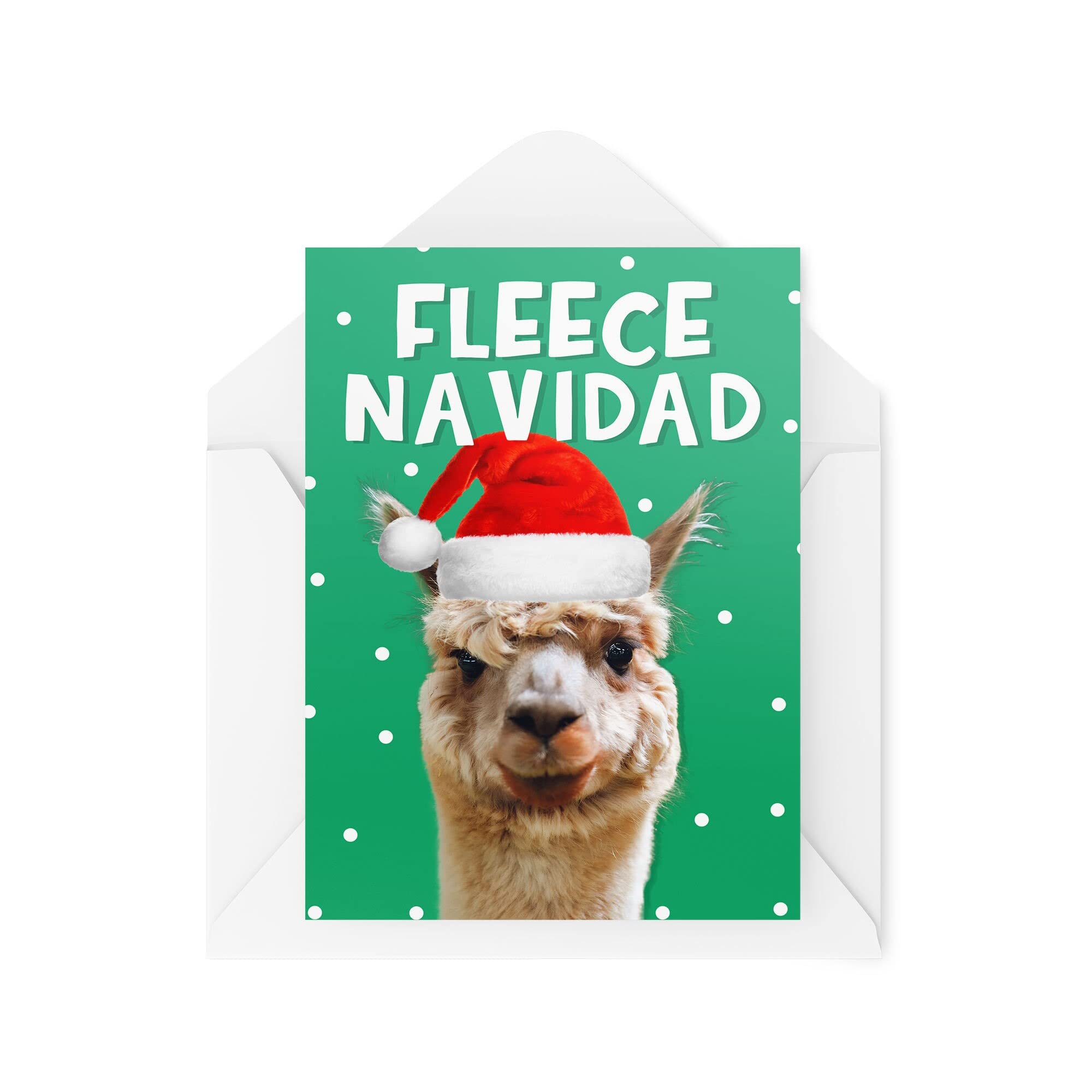 Funny Novelty Christmas Cards | Fleece Navidad | Christmas Song Present Xmas Celebration | Banter Funny | CBH1348