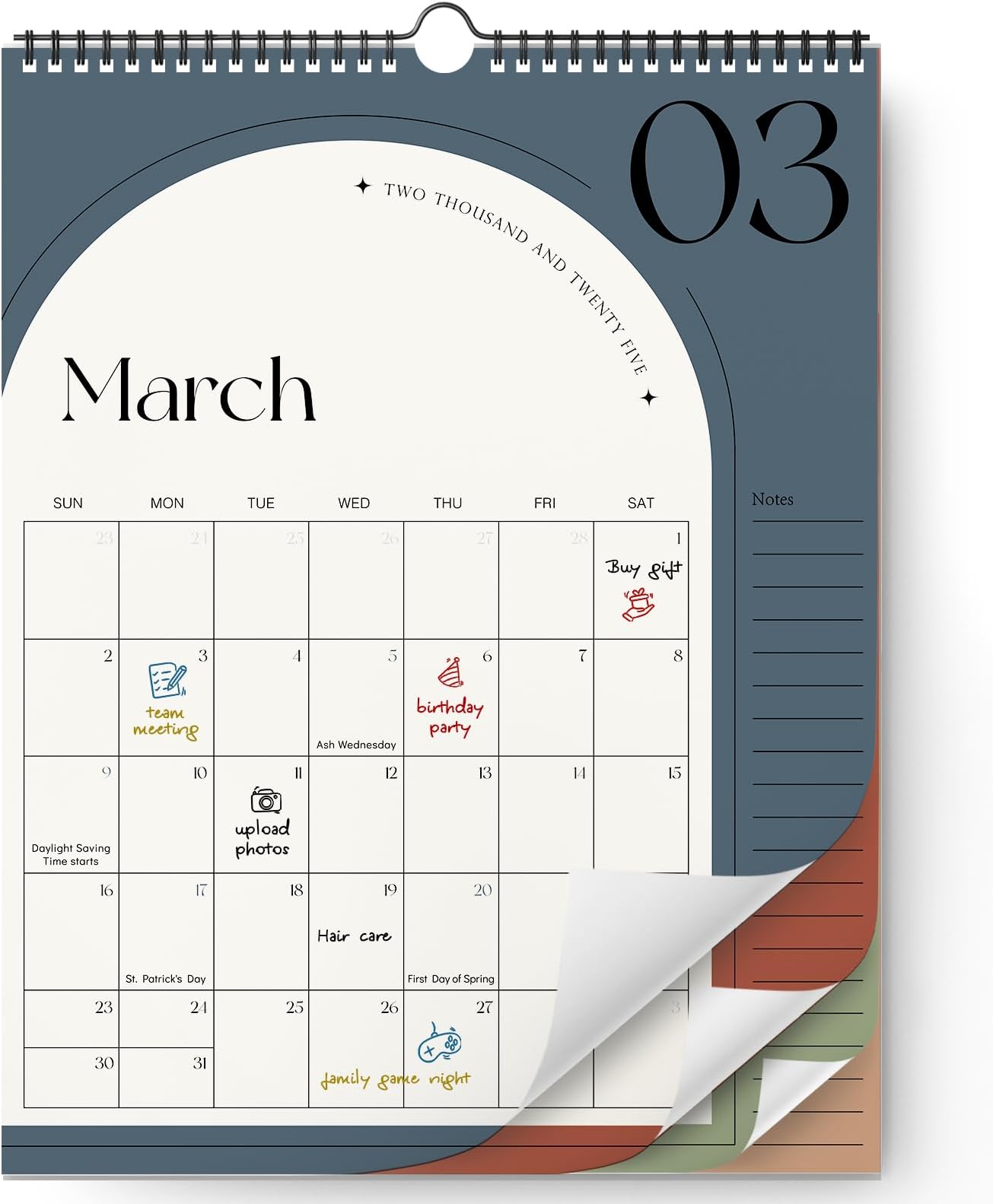 2025 Calendar, Wall Calendar from December 2024 to June