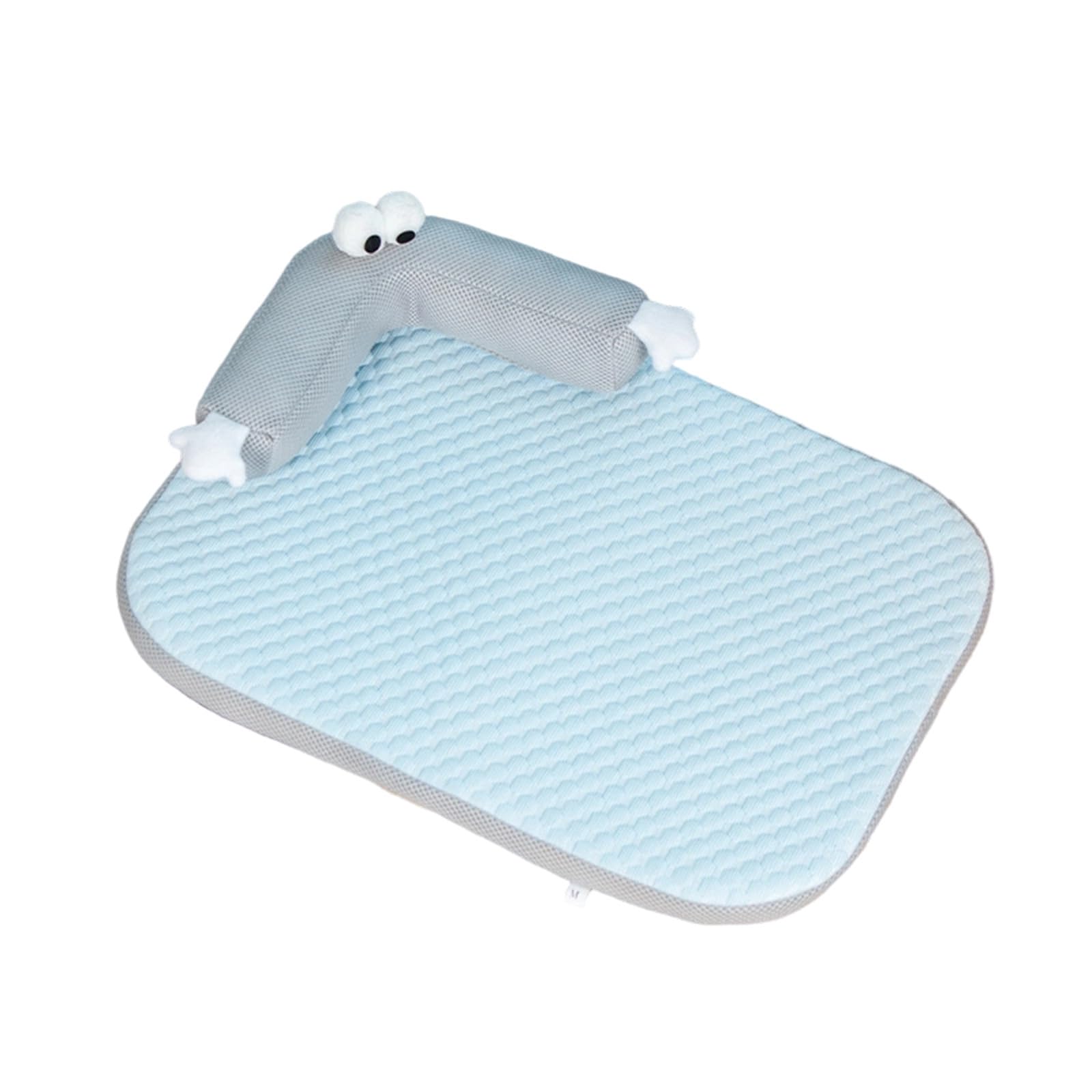 Generico Tappeto Rinfrescante Cane Gatto Estate Morbido 40×55 cm Lavabile | Materassino Refrigerante Animali Domestici Tessuto Traspirante Pieghevole Antiscivolo Cuccia Casa Auto Viaggio Estate