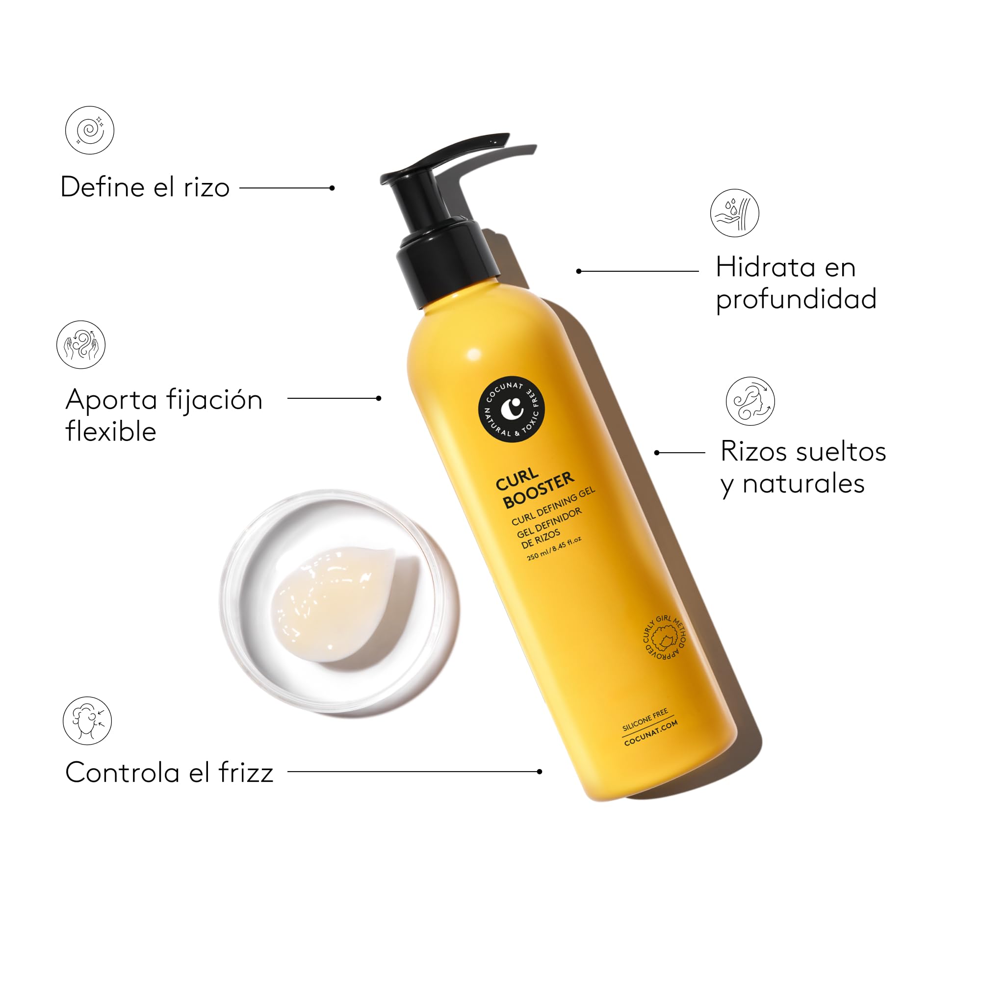 COCUNAT Booster de Rizos Gel de Definición 250 ml