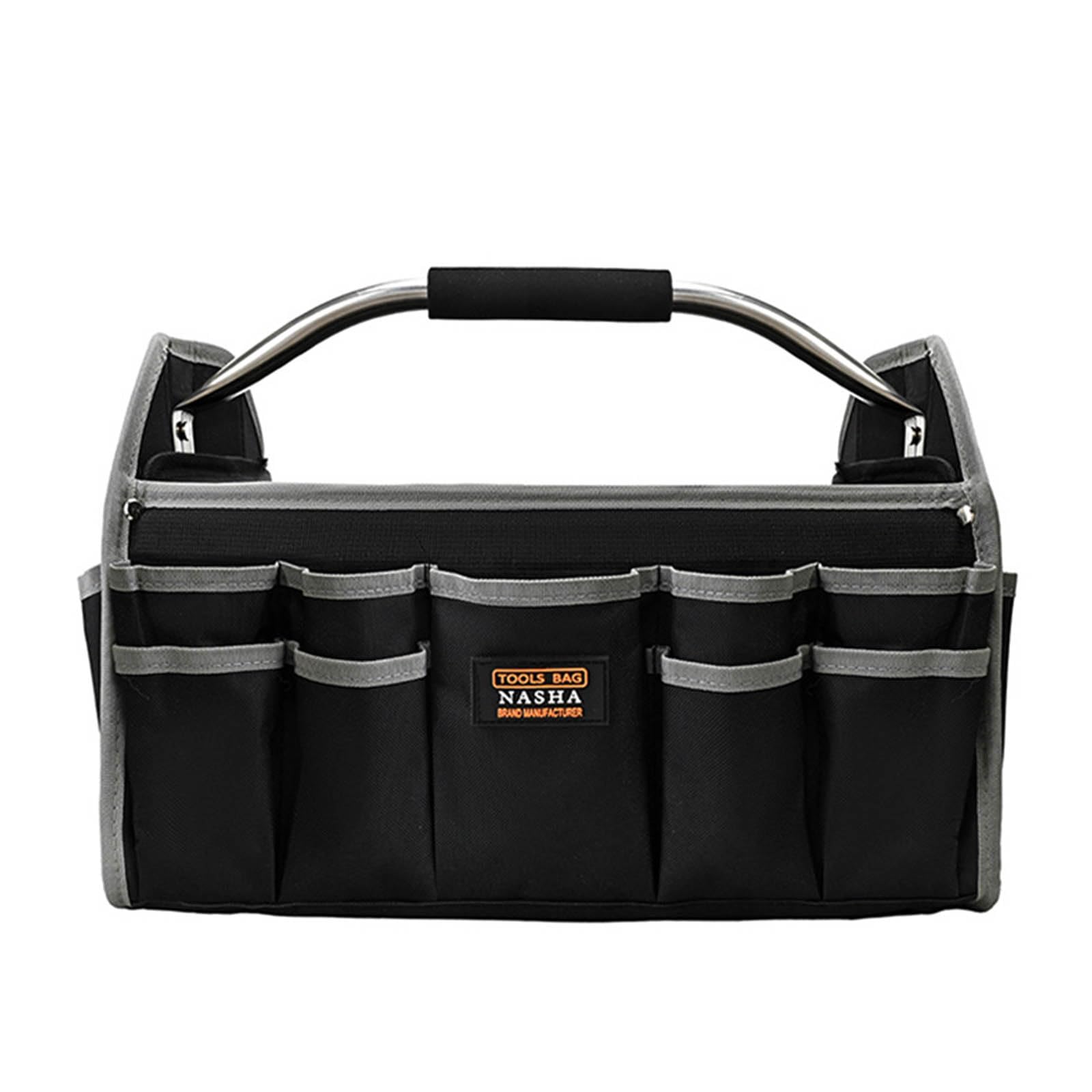 Professional Fabric Tool Bag Featuring Multiple Compartments Ergonomic Grip and Sturdy Construction for Heavy Equipment Electrician Tool Organizers