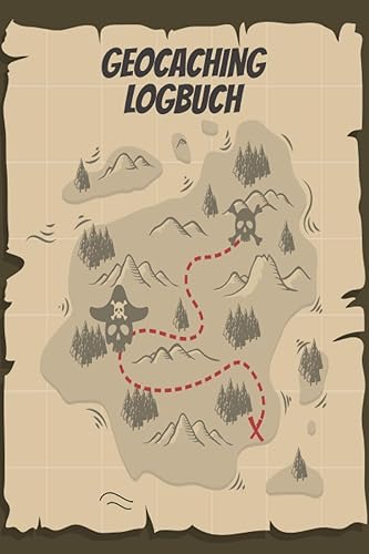 Geocaching Logbuch: Notizbuch und Logbuch für Geocacher - Geocaching Zubehör und Ausrüstung Nano - Kleines Geocach Buch