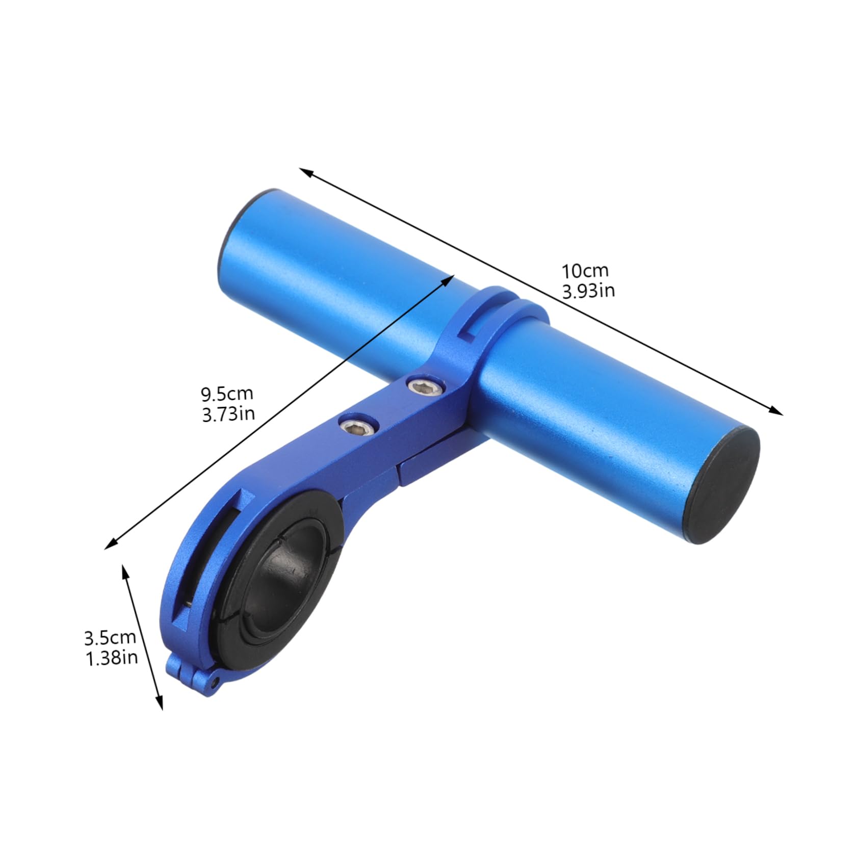 BESTonZON Bike Handlebar Extension Mount Holder Lightweight Multi Function Rack for Bike Accessories Durable Extender for Lights Storage Easy Installation Compact Design