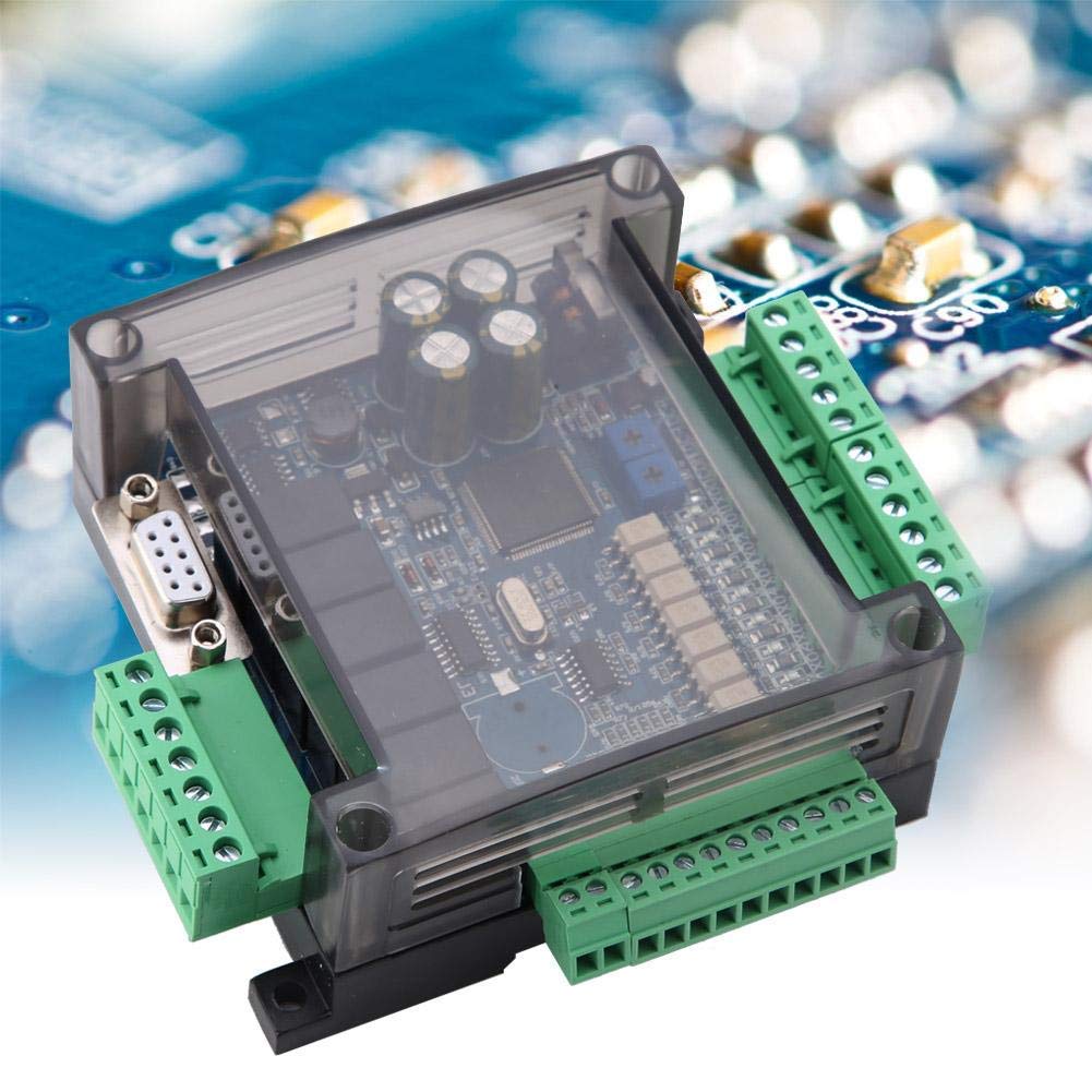 Osmond FX3U-14MR PLC - Placa de control industrial 8 entradas 6 salidas de relé de control programable, 24 V control PLC