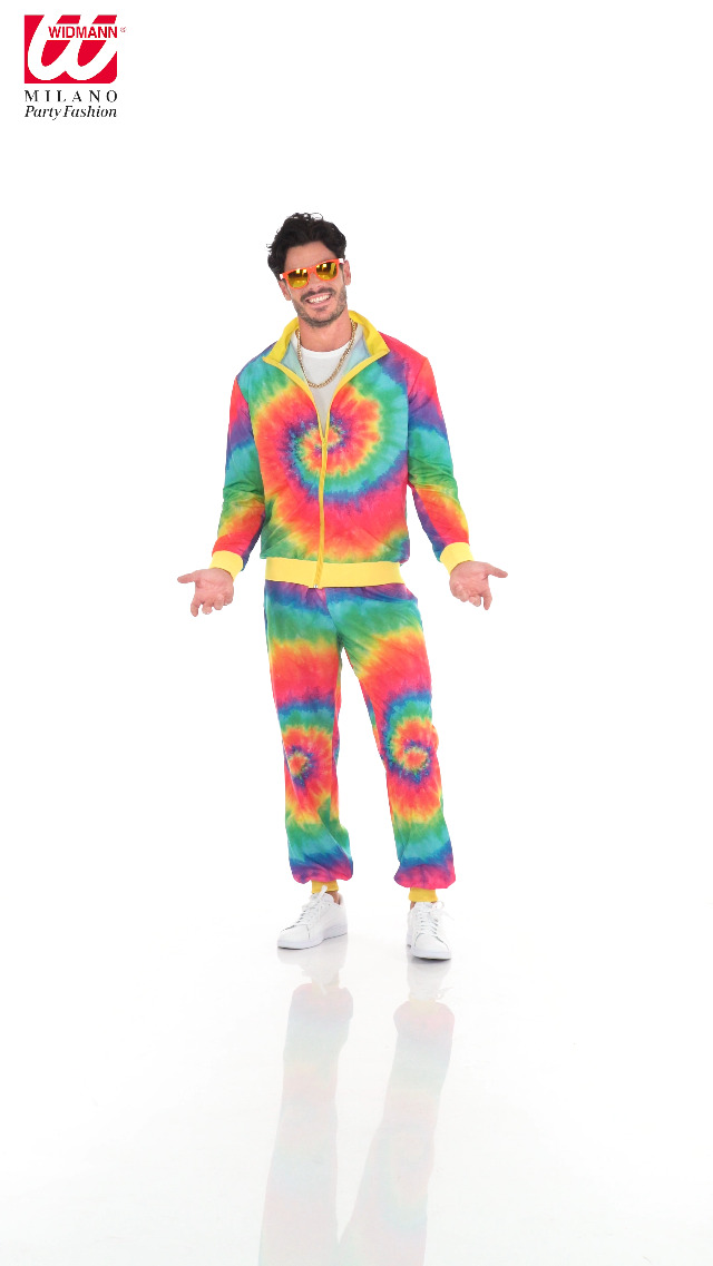 W WIDMANN MILANO Chándal Disfraz De Cerveza – Traje Años 80 Con Chaqueta Y Pantalón, Ideal Para Carnaval, Fiestas De Disfraces Y Eventos Temáticos, Talla L Para Hombre Y Mujer