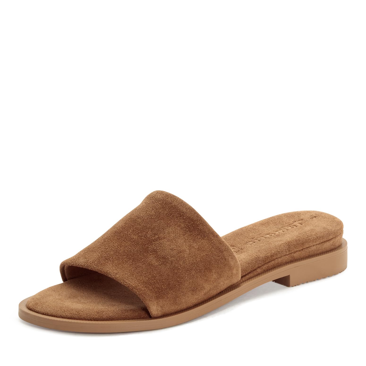 Tamaris Women's leather mules flat brown 6.5 UK