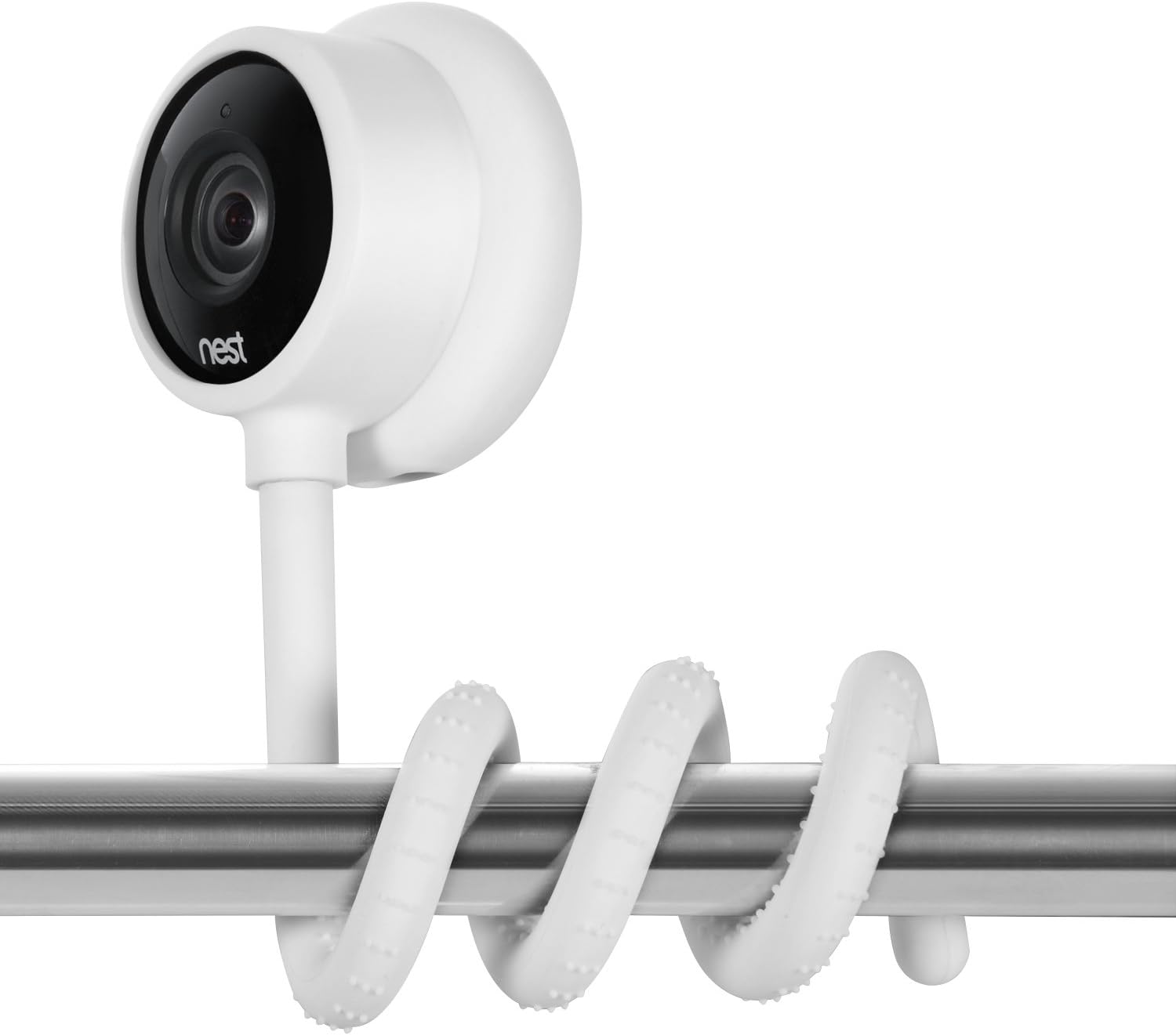 Versatile Twist Mount for Nest Cam Indoor, Flexible GooseneckLike