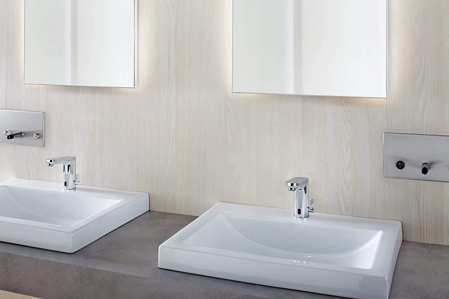 GROHE Mitigeur Lavabo Infrarouge avec Limiteur de Température Ajustable Eurosmart Cosmopolitan E 36327001