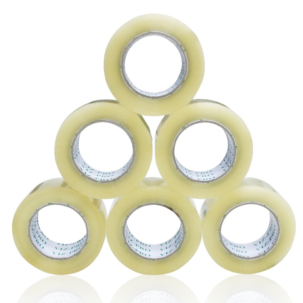 Seal It Brand All-Purpose Clear Tape – 1.88" X 109.4 Yards, 6-Pack (603 Meters Total) For Moving, Storage & Packaging