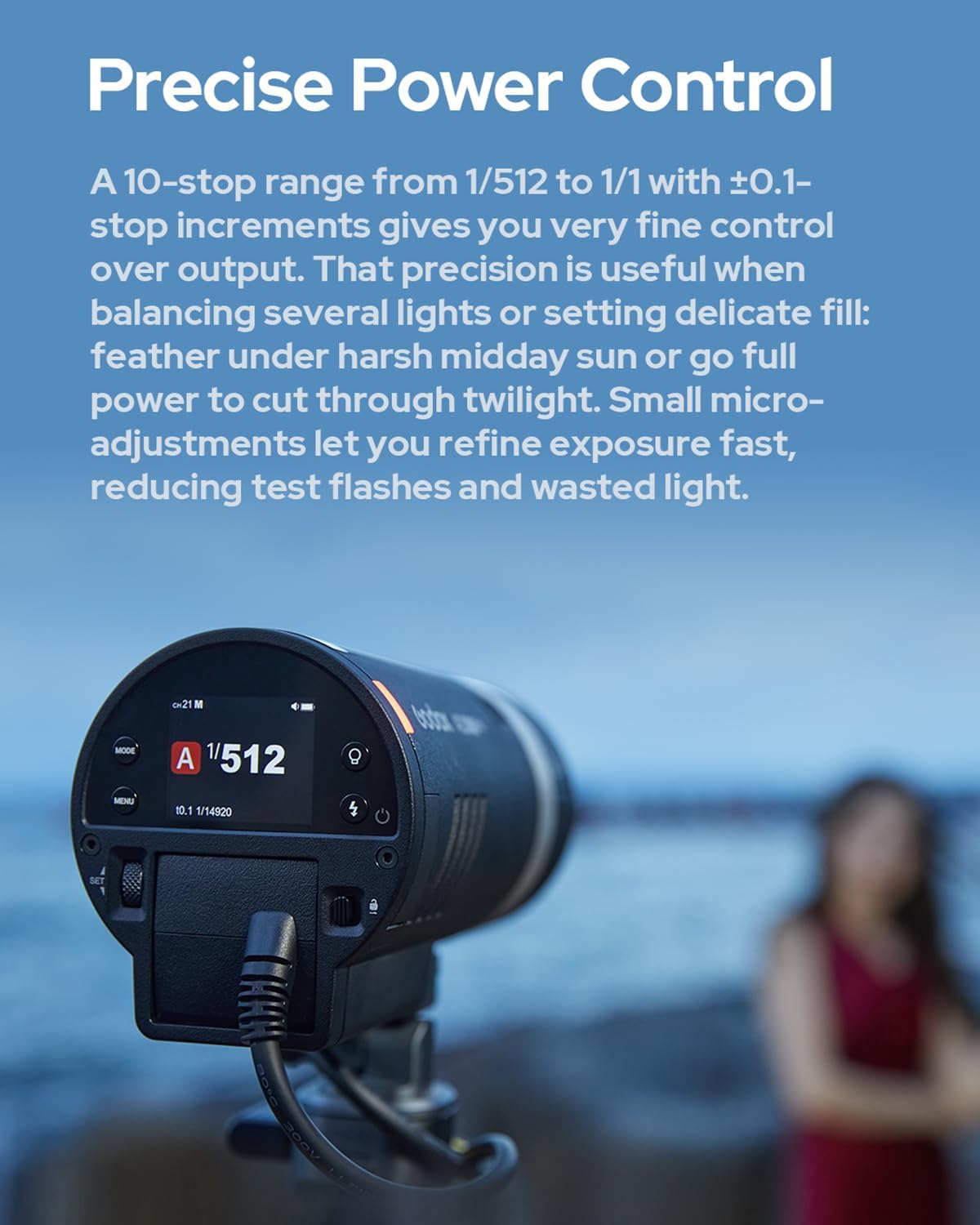 Godox AD300Pro II AD300ProII アウトドアフラッシュストロボライト、300W 2.4G TTL HSS 1