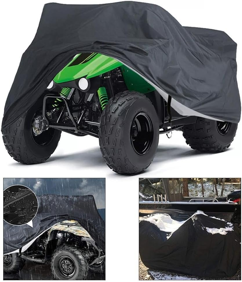 Lawn Tractor Riding Mower Cover Outdoor for PROTECTION 210x120x115cm 145x85x98cm Oxford Cloth Fit Rain Snow Shield(210 * 120 * 115cm)