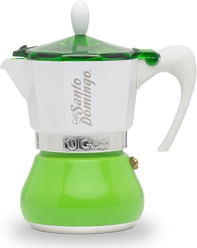 Café Santo Domingo CARNAVAL COLLECTION Olla Moka para estufa cafetera dominicana cafetera espresso