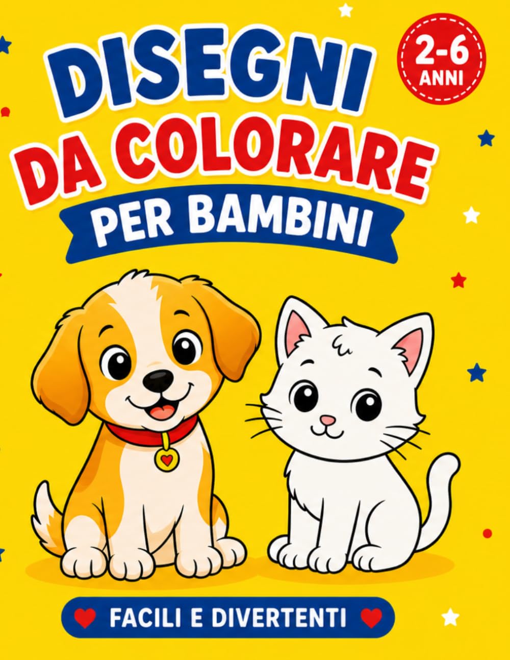 Libro Da Colorare Per Bambini: Disegni Facili e Divertenti