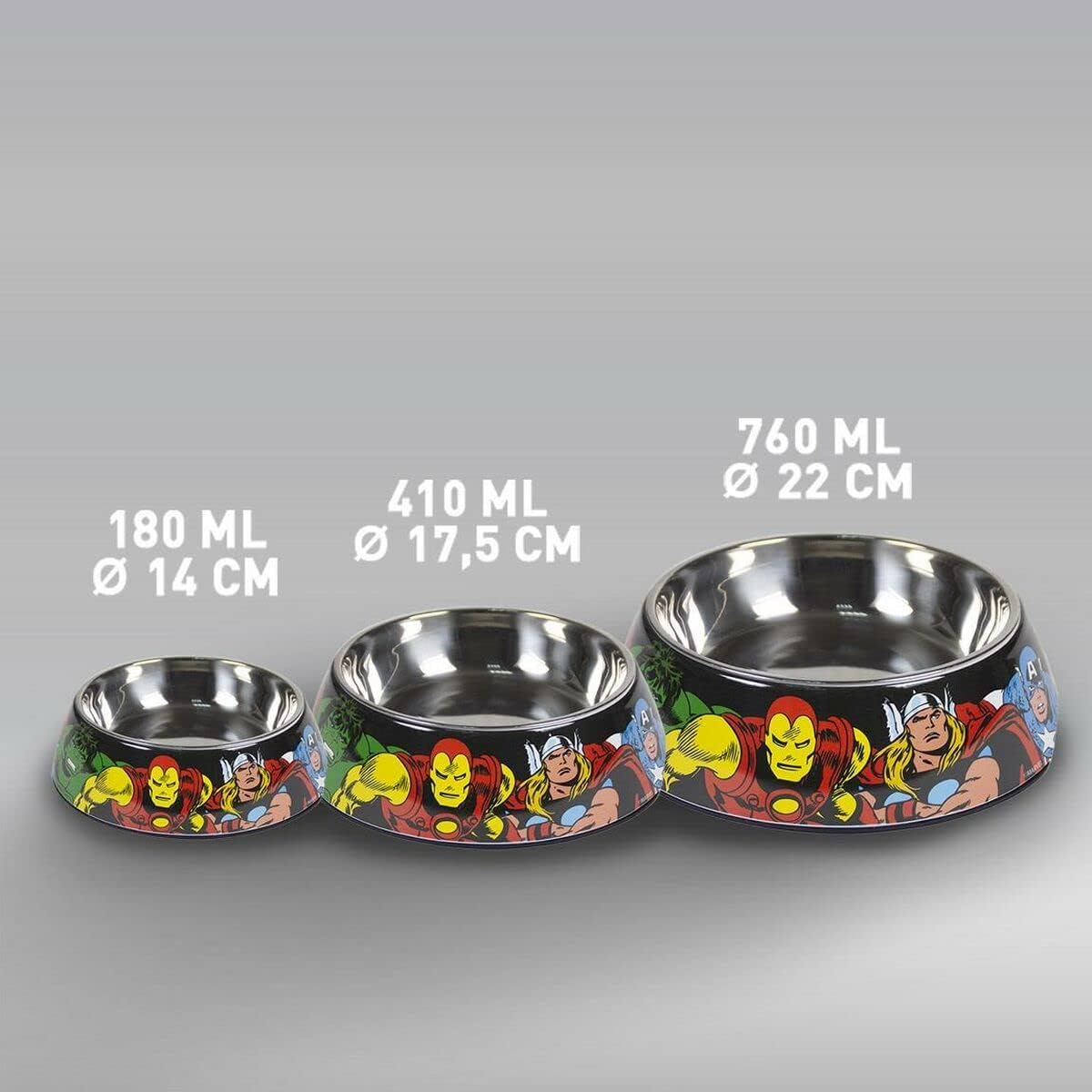 Cerdá - for Fan Pets | Avengers Pet Bowl - Official Licensed Marvel Merchandise