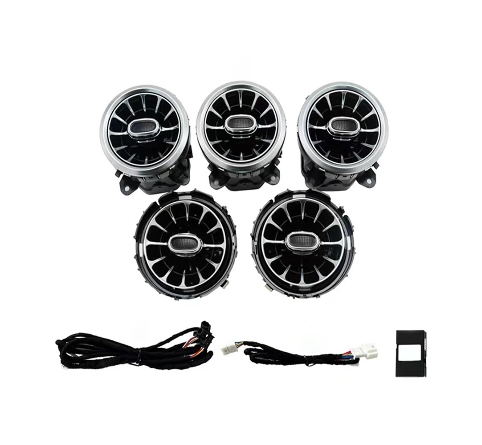 XCZPRKMXY 64 Color Colorful Luminous Front Air Vent Suitable Compatible With Mercedes Benz GLA-Class W247 2020-2022 Front Air Vent Atmosphere Light