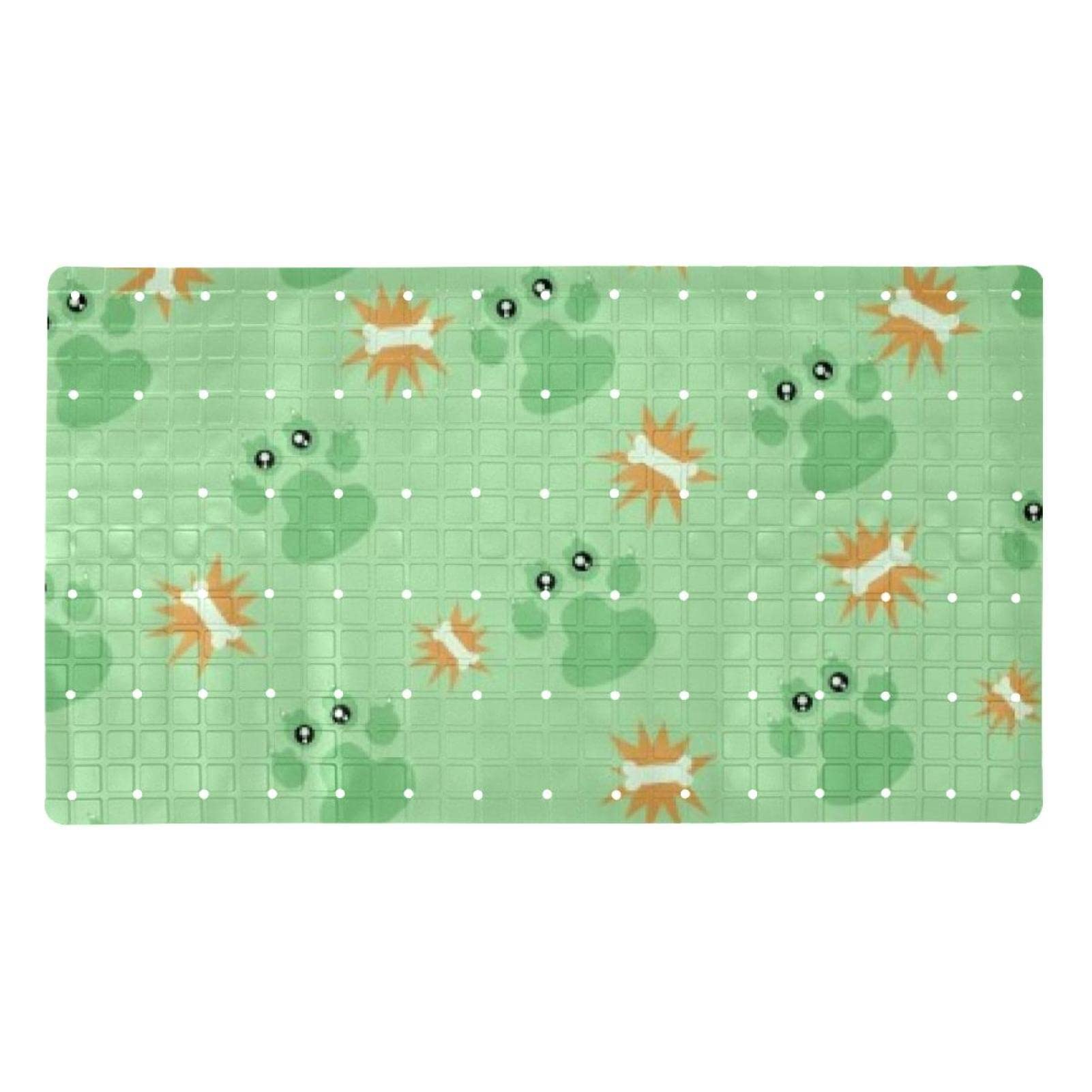 Tapis de bain antidérapant pour enfants et seniors lavable 40 x 70 cm