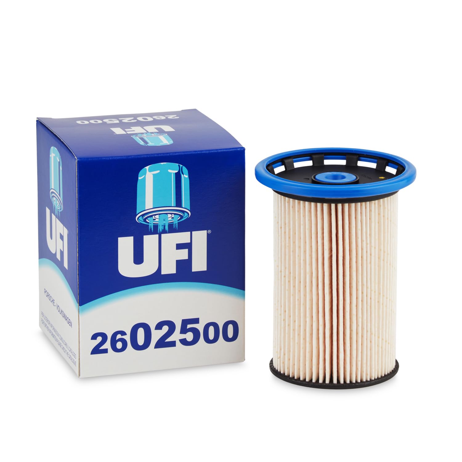 UFI Filters, Diesel Filter 26.025.00, Filtre à Carburant de Remplacement, convient à Plusieurs Modèles Porsche et Volkswagen