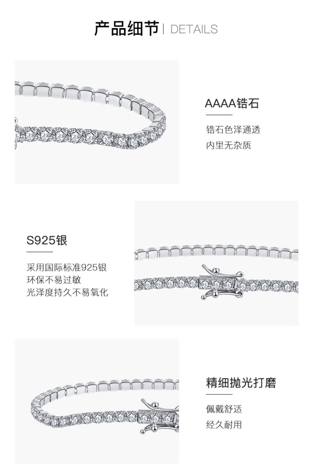 Armkette Damen,Exquisites Armband Aus Vergoldetem S925-Sterlingsilber, 2 Mm, Mikrobesetzter Zirkon, Charm-Tennisarmbänder, Leichter Luxus-Diamant, X-Link-Armbänder, Schmuck Für Damen, Herren, Ges