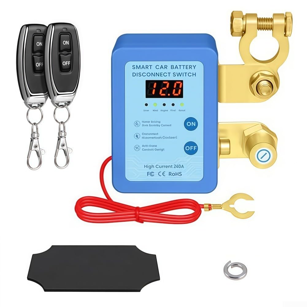 12V 240A Interruttore separatore batteria telecomando per Smart Cut-Off