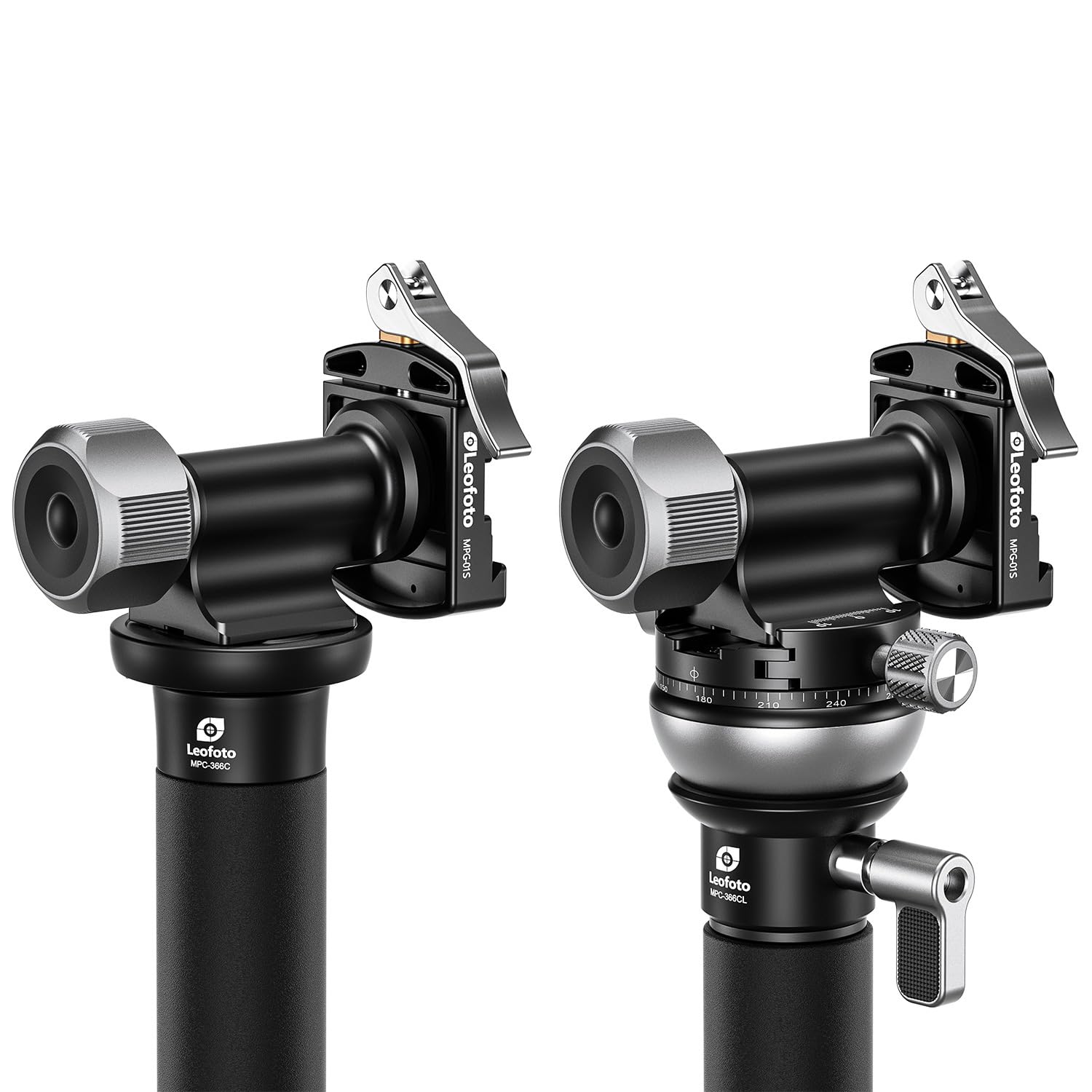 Amazon | Leofoto MPG一脚ヘッド、サイドマウントチルトヘッド、360 