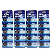 Generic Cr2016 Br2016 2016 3V Lithium Batteries 20 Pcs 4 Cards FBA