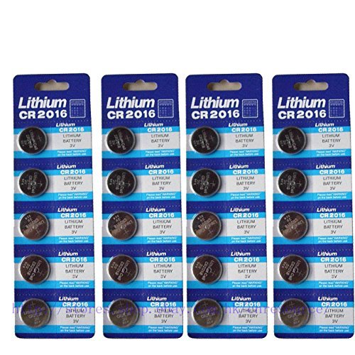 Generic Cr2016 Br2016 2016 3V Lithium Batteries 20 Pcs 4 Cards FBA