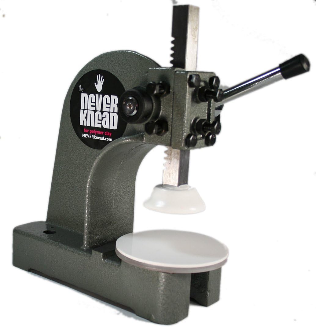 Easy Polymer Clay Kneading! NEVERknead Tool is The Machine for Sculpey Fimo Cernit Pardo & More Gray